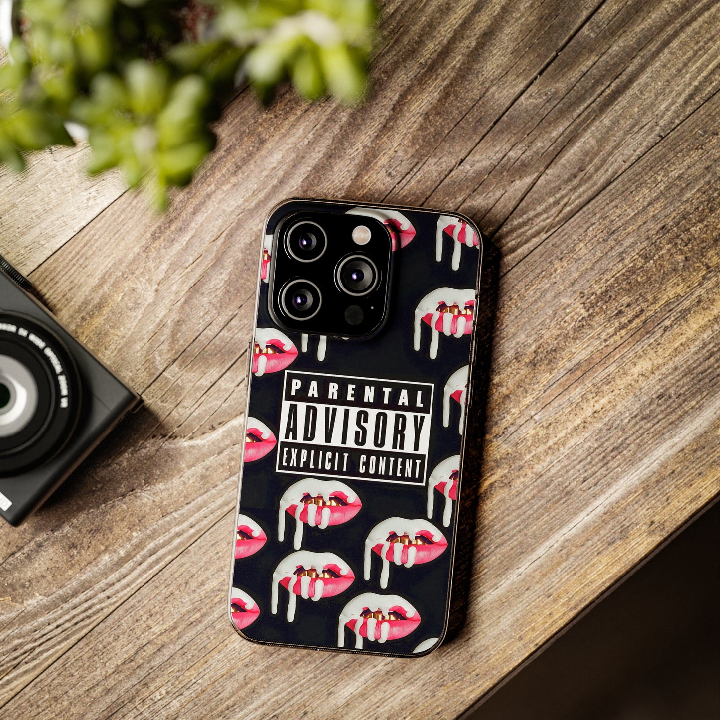 IPhone Glass Case Parental Advisory